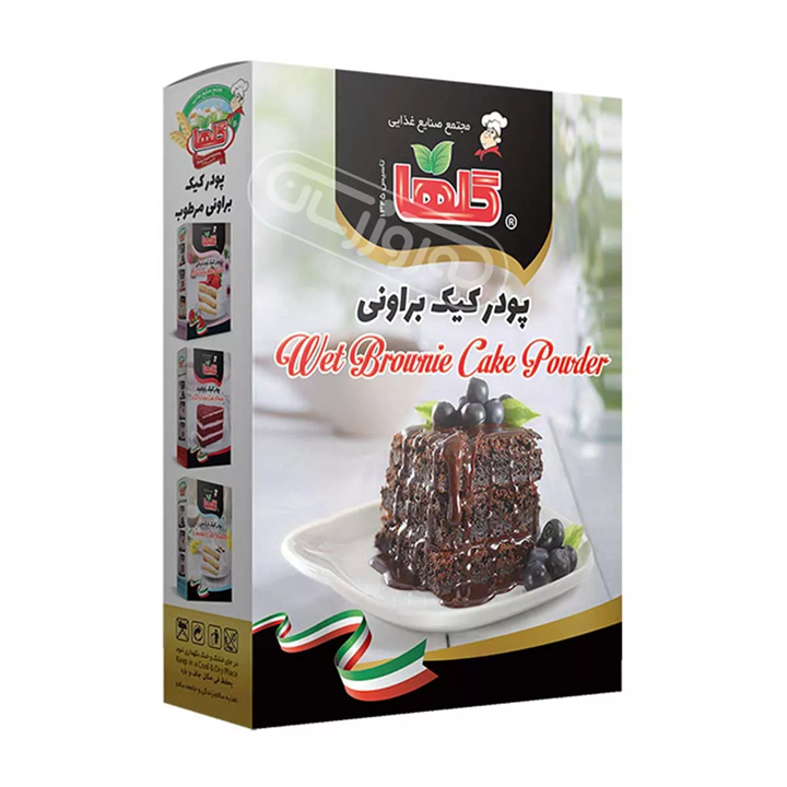 پودر کیک براونی 400 گرمی گلها